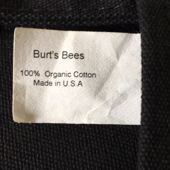 Burt’s Bees- black with Burt’s bees logo- adjustable neck and back ties - Picture 4 of 4